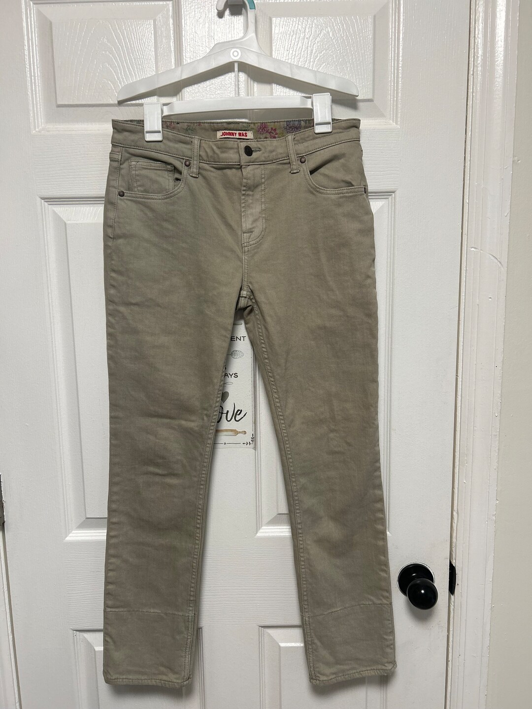 Johnny Was Women’s Cuffed Boyfriend Midium Rise Size 26 - Etsy