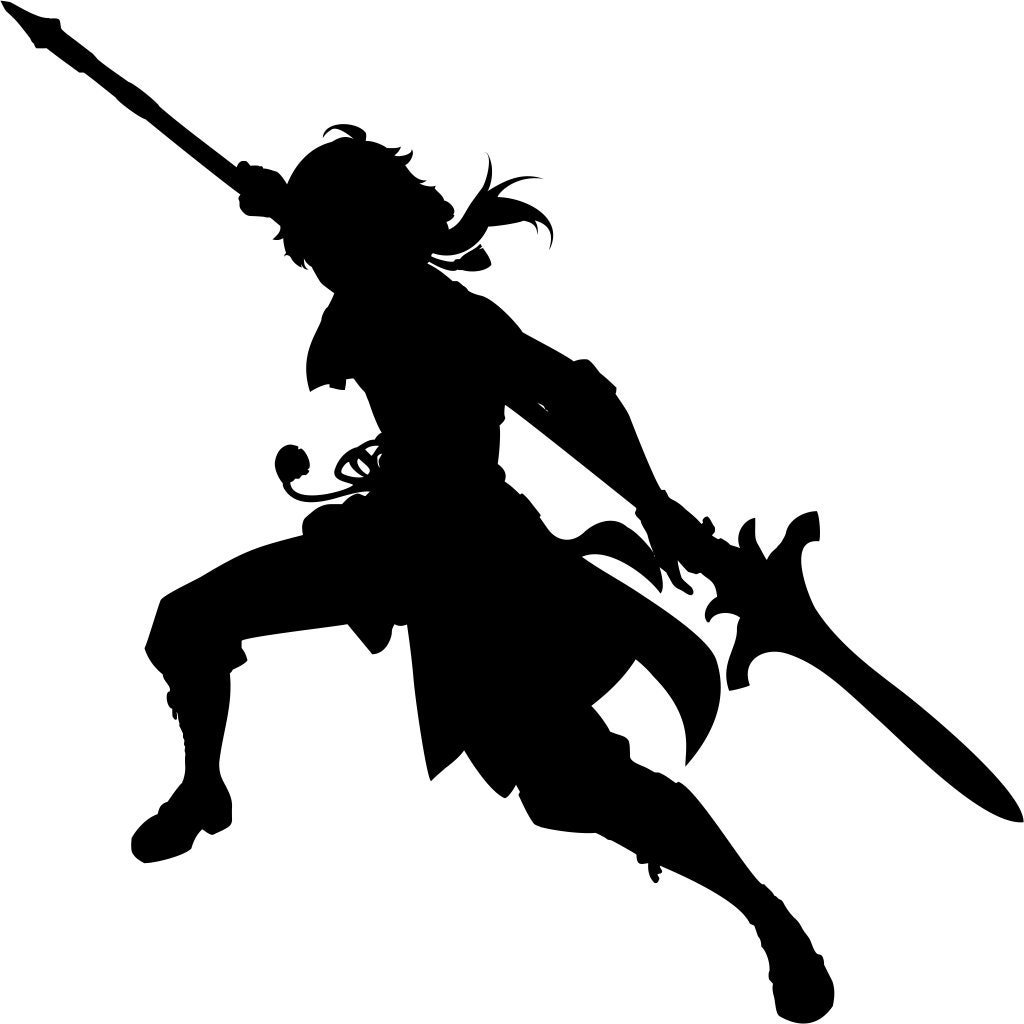 Thoma Silhouette Genshin Impact Characters Vectorized in | Etsy Australia
