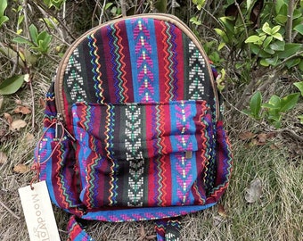Small boho backpack, Cotton himalayan hemp backpack, Boho bag, Eco friendly, Rucksack Backpack for men and women, Handmade cute backpacks