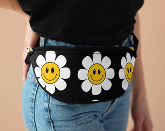 Sac banane Smiley, sac banane Smiley, sac mignon pour femme, sac à bandoulière pour femme