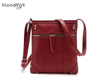 Sac à bandoulière pour femme, sac messager végétalien, sac à bandoulière pour femme, sac à main Crossbody, petit sac à bandoulière, sacs à main faits à la main pour femmes, sacs pour femmes