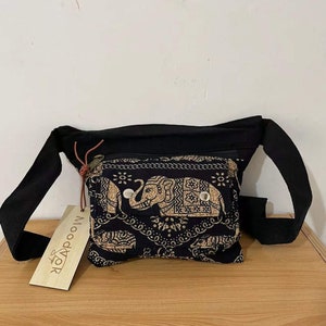 Designer Waist Belt Bag Travel Sport Pouch Handmade Recycled Rare Funny Pack