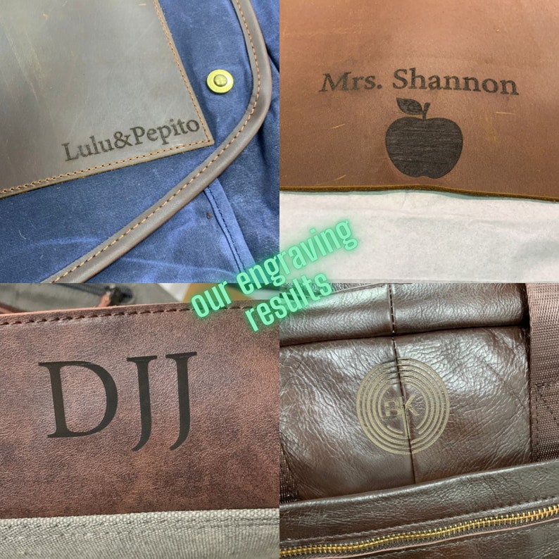 Personalized leather messenger bag, Waterproof canvas bag, Mens briefcase , Leather laptop bag, Office shoulder bag, Best graduation gift zdjęcie 2