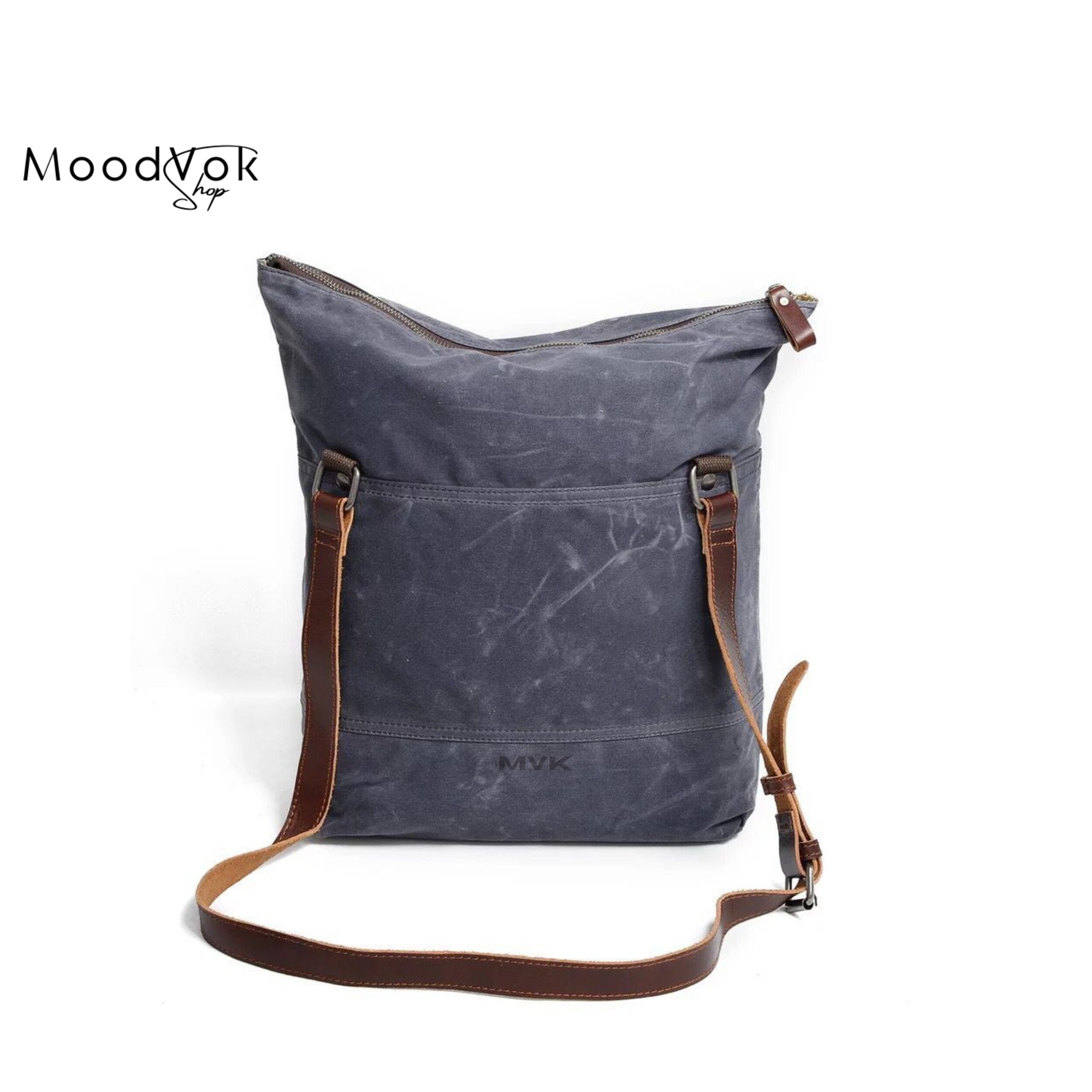 Waxed Canvas Crossbody Bag Men Shoulder Bag Crossbody Bag 