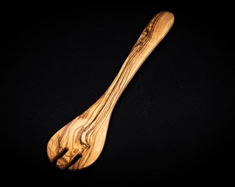 Salad cutlery Normal made of olive wood