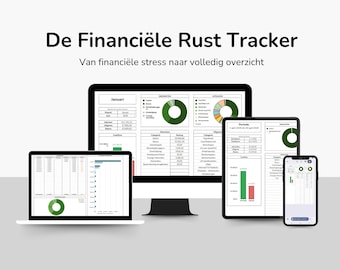 Budget Tracker NL - Financiële Rust Dashboard | Automatisch huishoudboekje | Google Sheets Spreadsheet | Krijg Grip op je Geld & Uitgaven