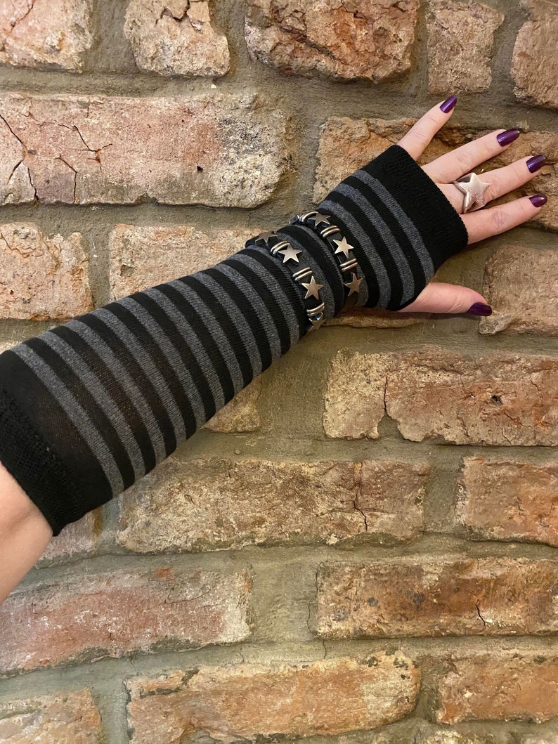 Biker Goth Punk Tattoo glam rock n roll vegan leather buckle four star wristband cuff bangle bracelet gender neutral tattoo metal Valentine zdjęcie 5