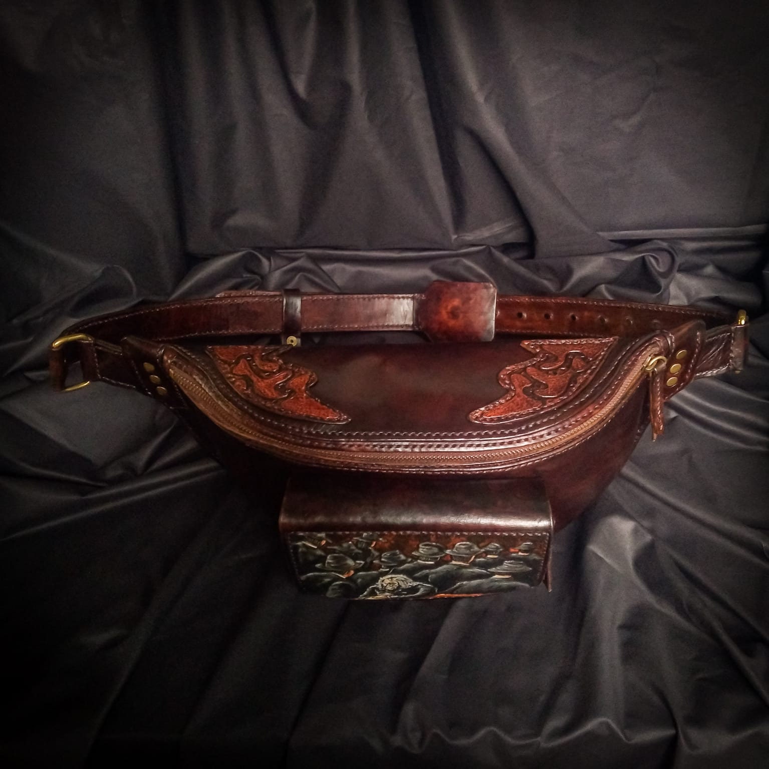 Leather Carved Brown Custom Waist Bag, Tooled Fanny Pack for Men, Leather Brown Biker Crossbody Bag, Bum Bag Handmade Leather Sling Bag - Etsy Leather Carved Brown Custom Waist Bag, Tooled Fanny Pack for Men, Leather Brown Biker Crossbody Bag, Bum Bag Handmade Leather Sling Bag - Etsy