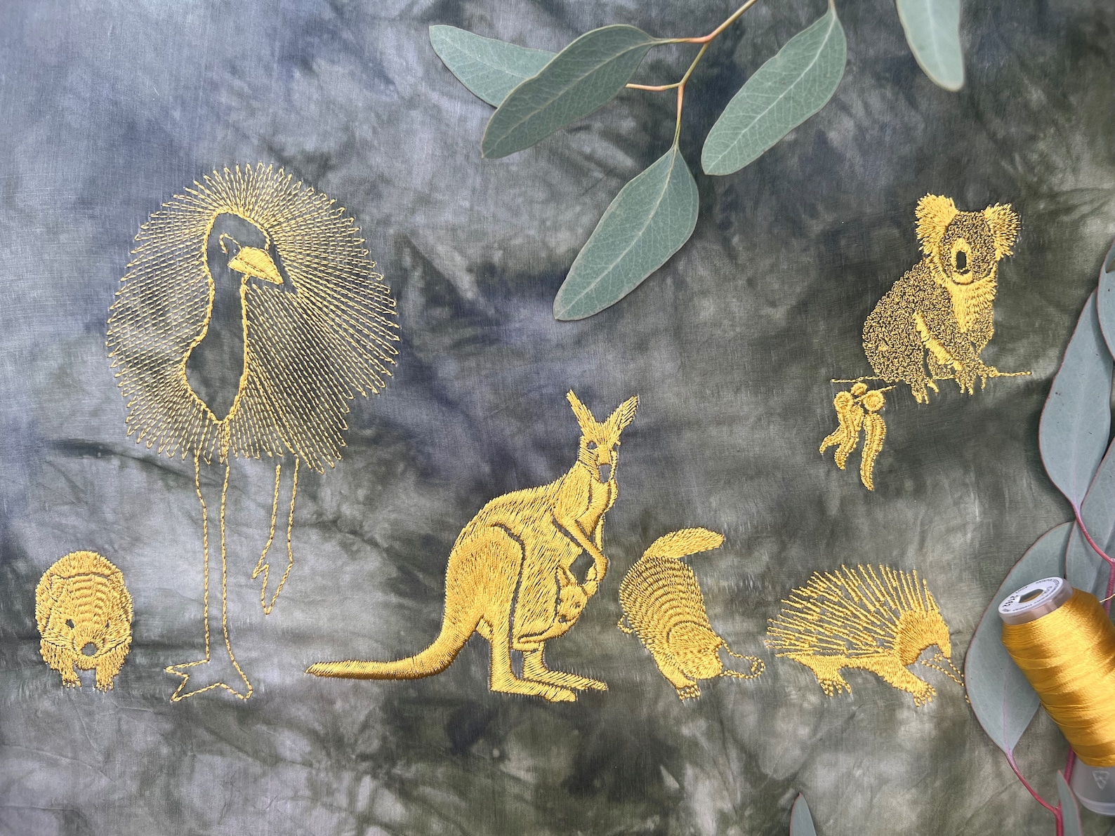 Australian Animals-7 X Designs-australian Wildlife-echidna-emu-kangaroo ...