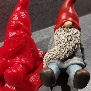 Latex mold for casting, dwarf, gnome, gnome