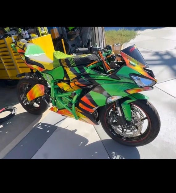 Spectrum Strike - Motorcycle Wrap Design / Sportbike Livery for