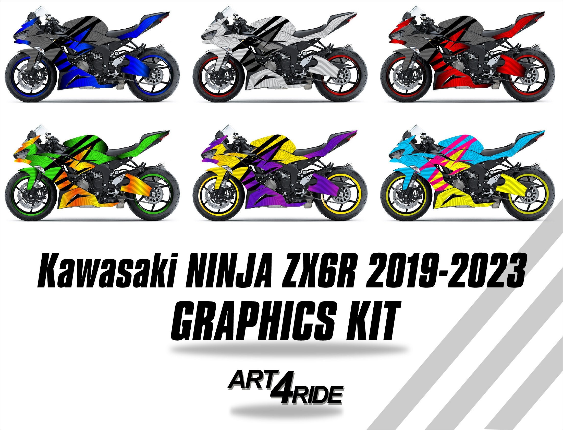 GROCS ステッカー デカール グラフィック キット対応 Ninja 400 GROCS ステッカー デカール グラフィック キット対応 Ninja 400