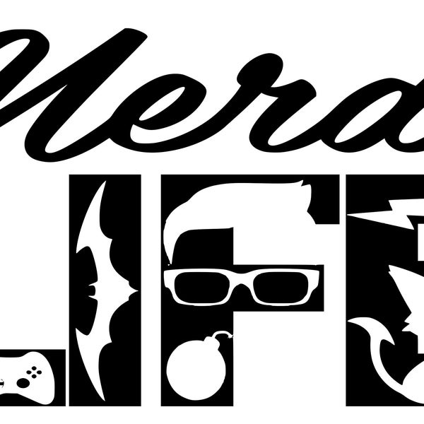 Nerd LIFE SVG Cutting Cut File for the Cricut