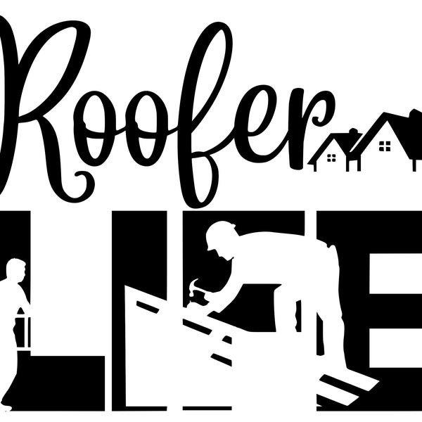 Roofing Svg - Etsy
