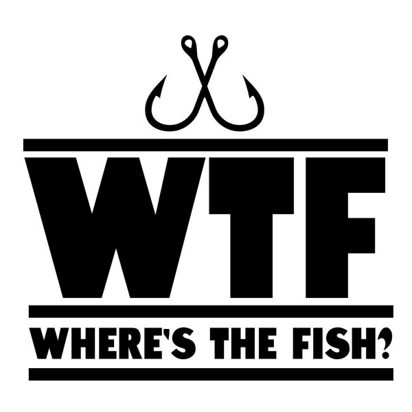 Wo ist der Fisch WTF SVG Schneidedatei für die Cricut