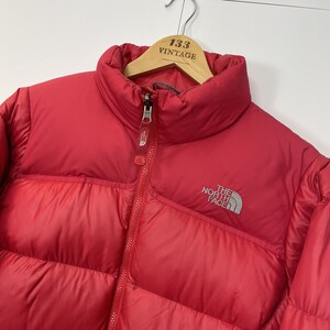tnf nuptse 700 red