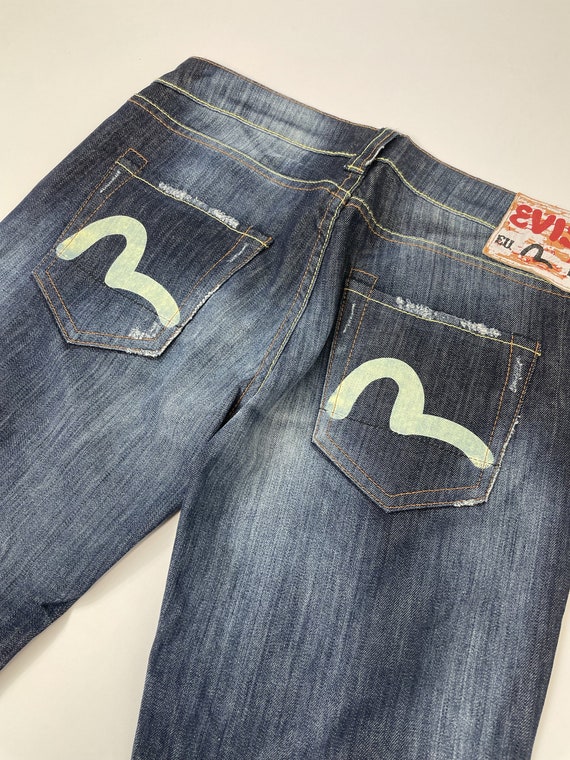 Evisu Navy Jeans 30 X 28 - Etsy Australia