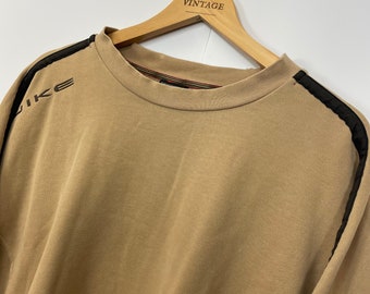 nike sweatshirt vintage 90s beige