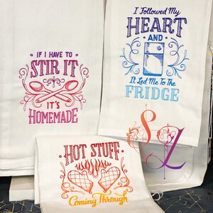 Kitchen Sayings group Tea Towels