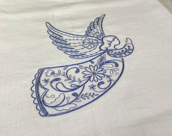 Christmas Angel Tea Towel