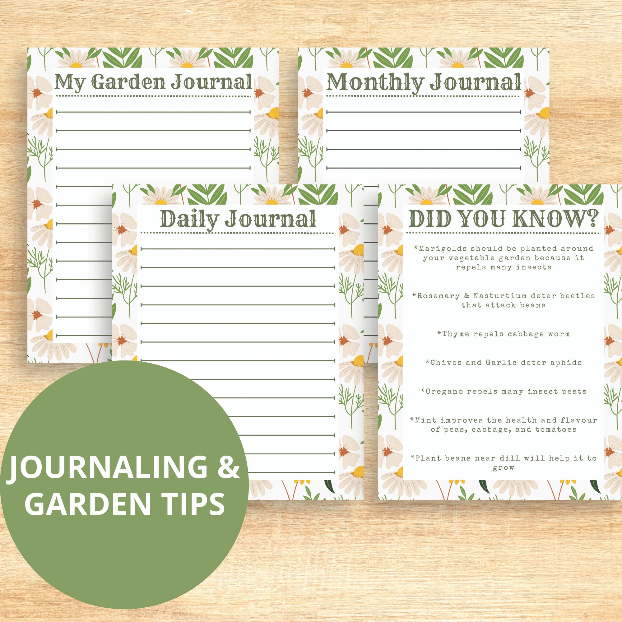 PLR Printable Garden Planner Notebook and Journal Garden Planner ...