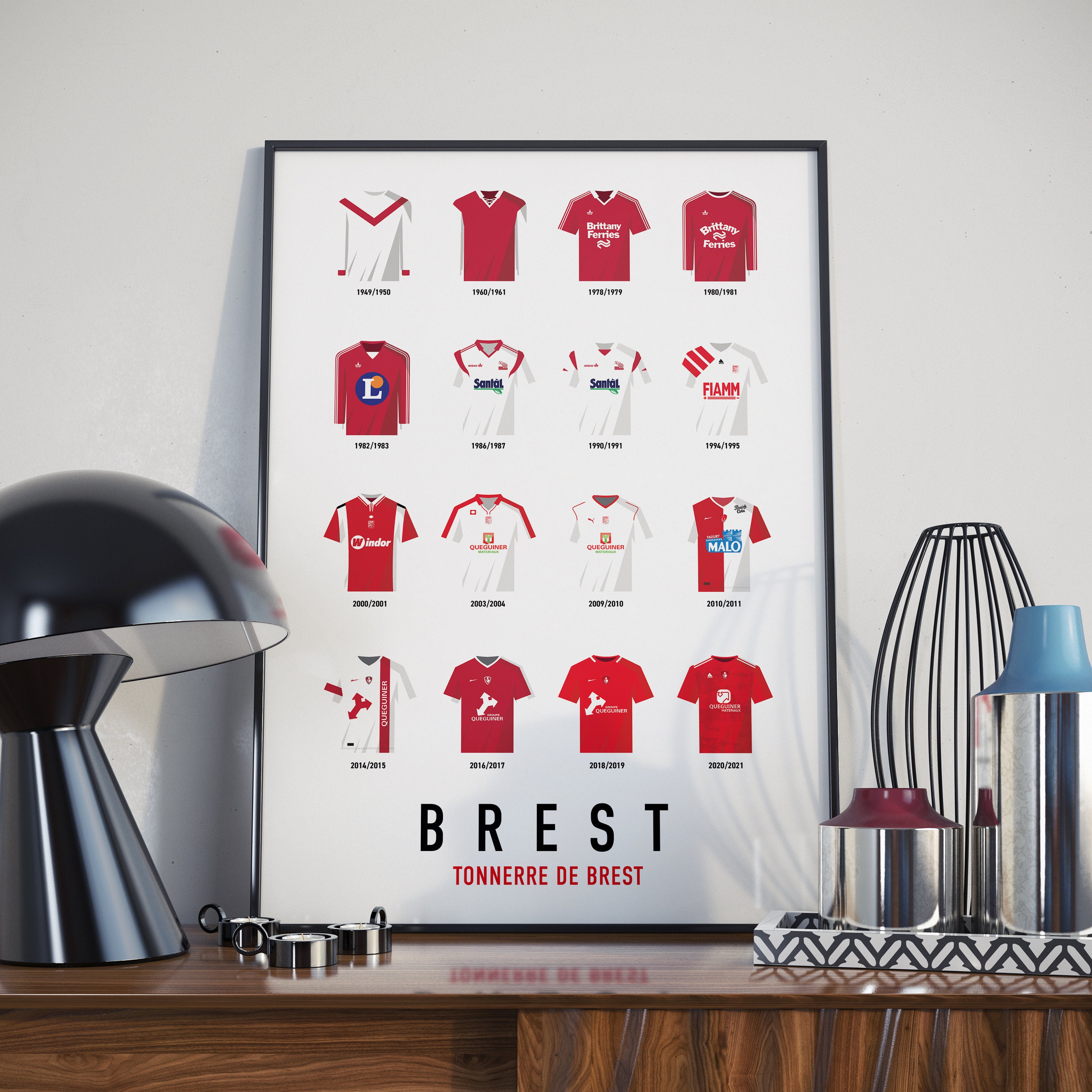 Foot | Brest Maillots Historiques
