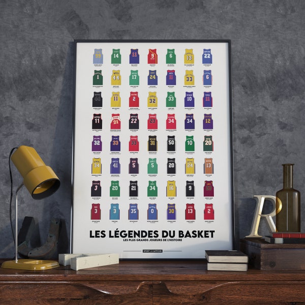 Affiche Basket - Les Légendes du Basket