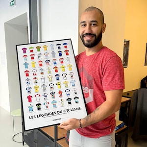 Affiche Cyclisme - Les Légendes du cyclisme
