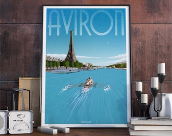 Affiche Aviron in Paris