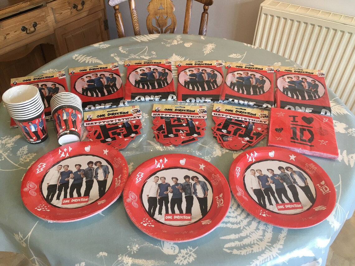 One Direction Ultimate Party Supply Bundle.official UK Etsy