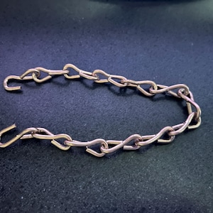 Outdoor metal chain multiple lengths and colors for hanging bird feeder or wind chimes