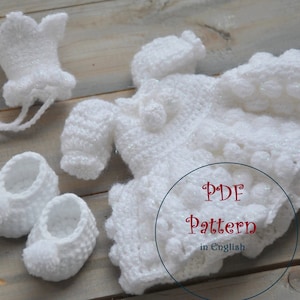 PDF Pattern, Snow Princess Outfit Collection crochet pattern