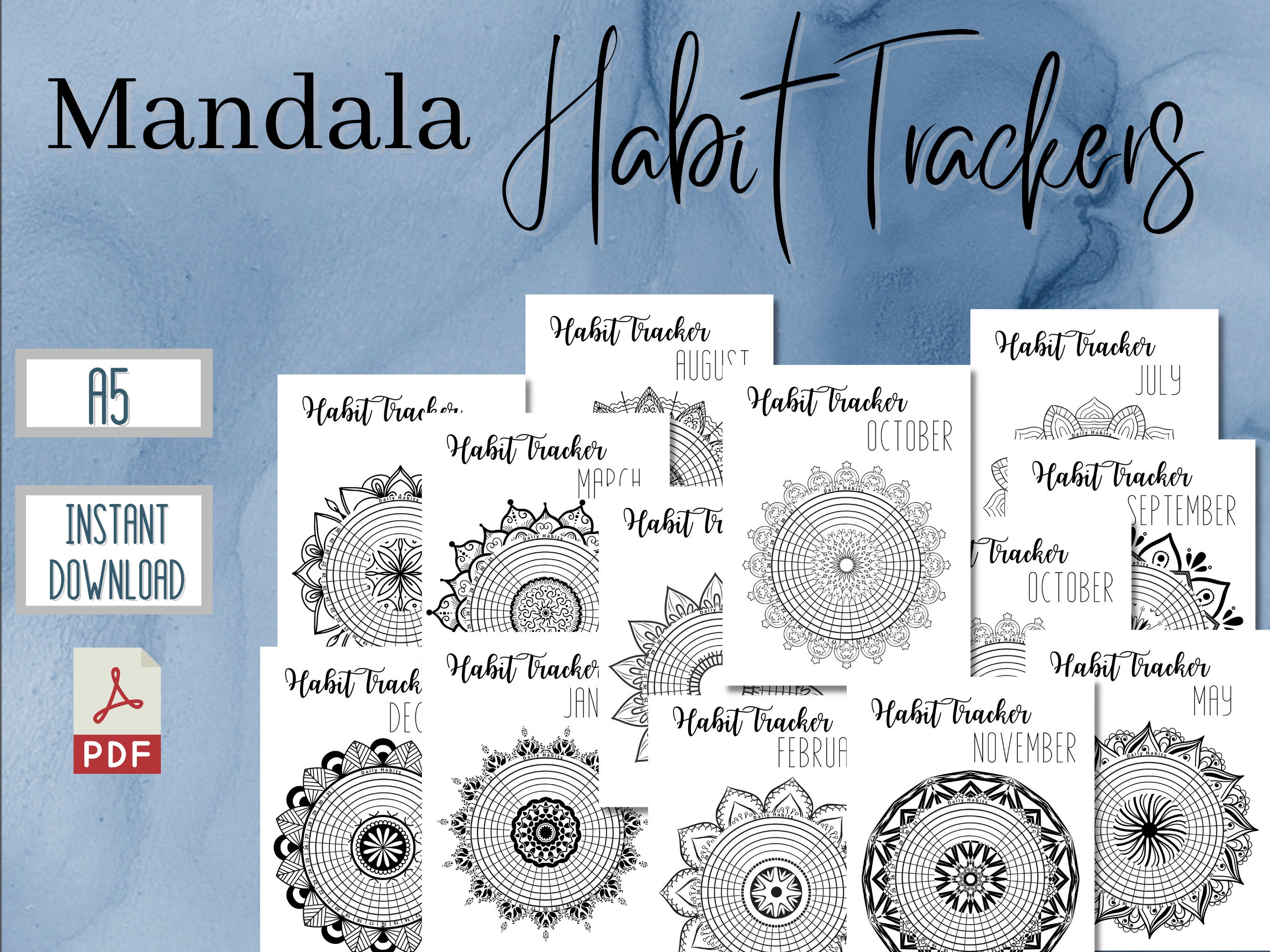 Mandala Tracker - Etsy