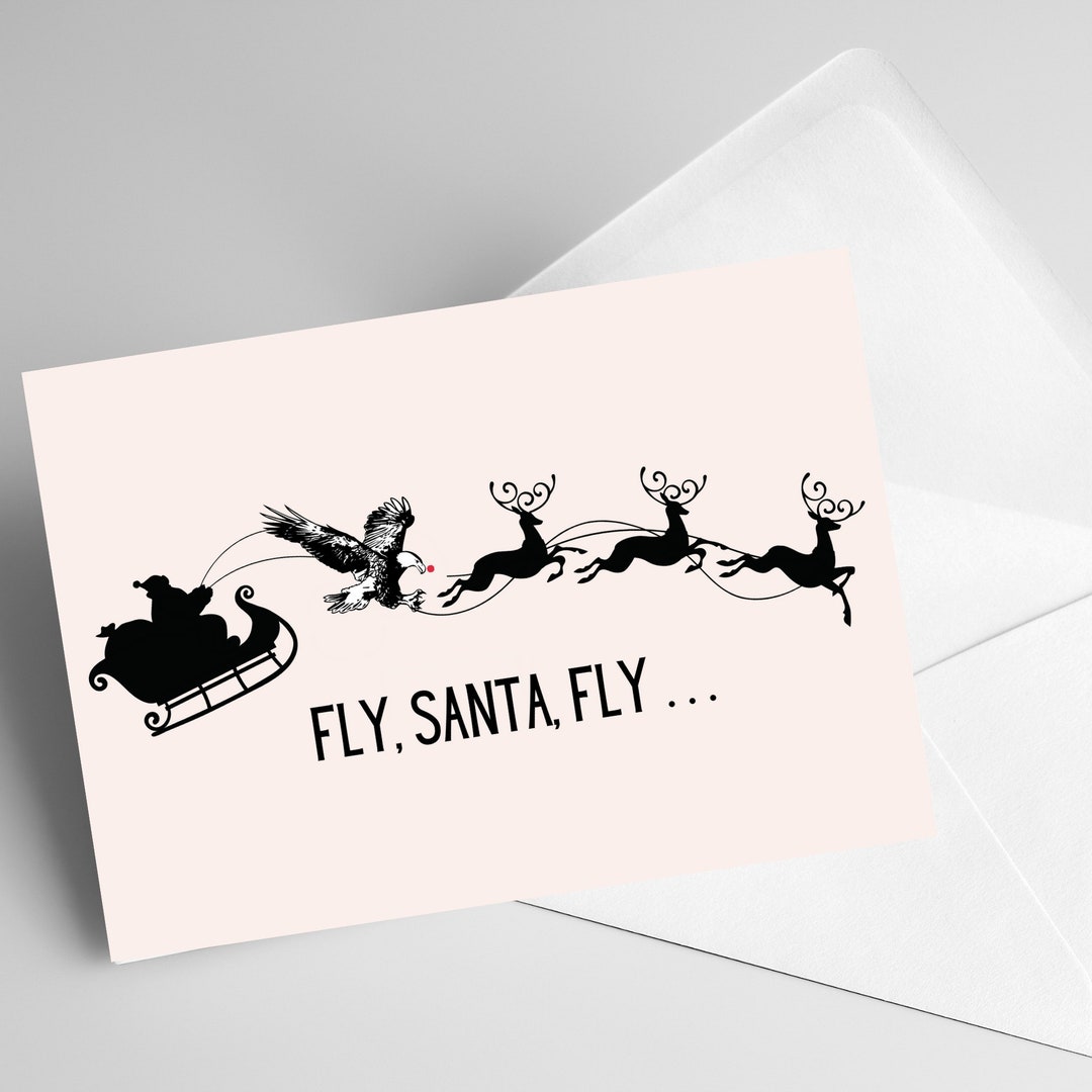 Philadelphia Eagles Holiday Card Etsy