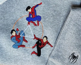 Personagens de quadrinhos bordados, moletom bordado, moletom com capuz bordado, camiseta bordada