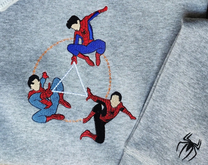 Embroidered Comic Characters embroidered Sweatshirt, embroidered Hoodie, embroidered T-shirt