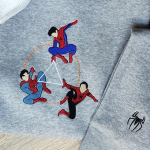 Embroidered Comic Characters embroidered Sweatshirt, embroidered Hoodie, embroidered T-shirt