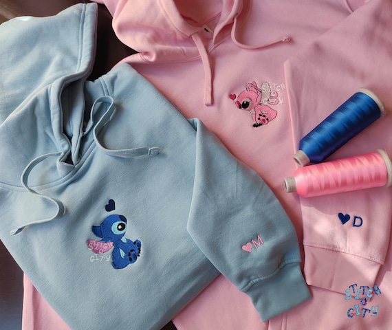 Sweat à capuche hoodie Stitch multicolore fille