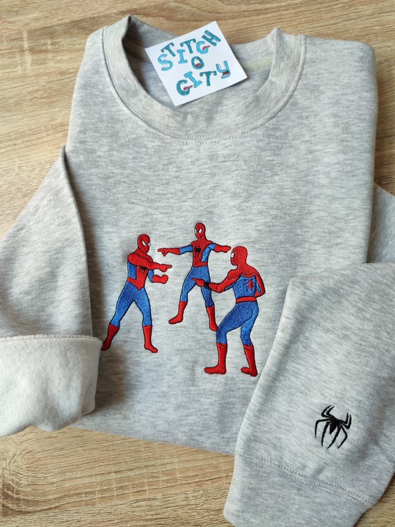 Embroidered Comic Characters embroidered Sweatshirt, embroidered Hoodie, embroidered T-shirt