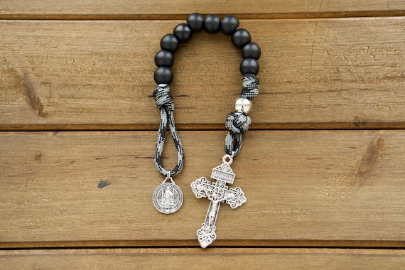 Demon Destroyer Single Decade Pocket Paracord Rosary Acrylic