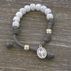 Faithful Fortress - Kid&#39;s Rosary Bracelet | Gift for Catholic Kids