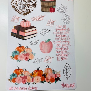 Planner oogst stickervel