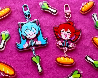 Vocaloid Dangling Charm—Hatsune Miku & Kasane Teto