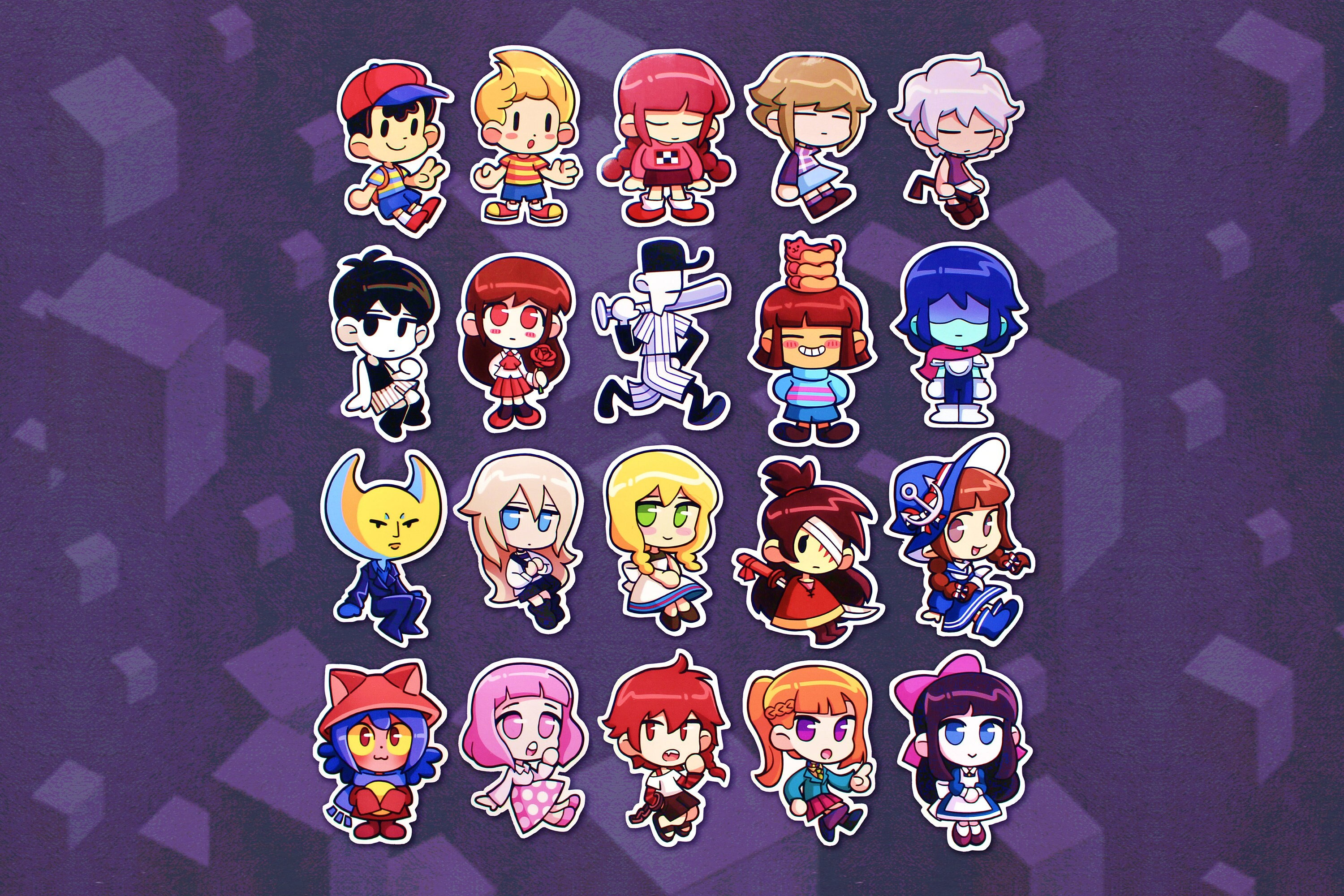 Indie RPG / RPG Maker Vinyl Stickers— Earthbound, Yume Nikki, OFF