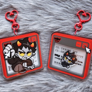 3.0" Karkat Vantas Trollian Shaker Keychain