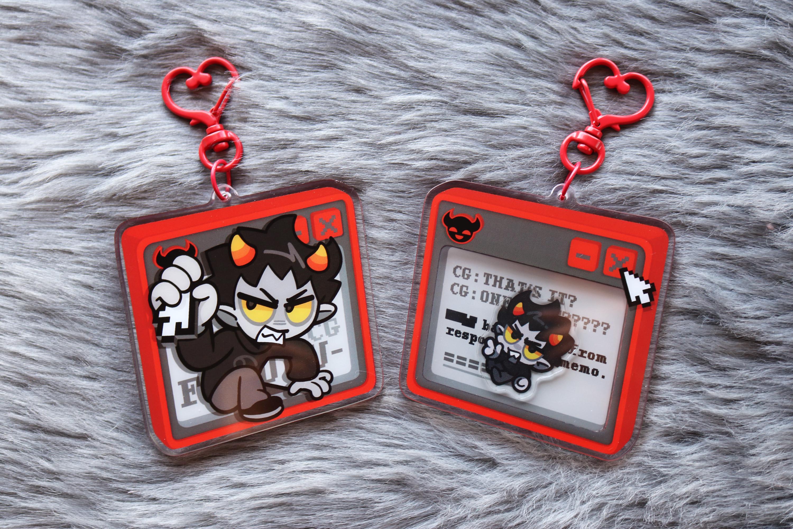3.0" Karkat Vantas Trollian Shaker Keychain - Etsy