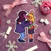 Suselle Boopin Snoots - Deltarune Vinyl Stickers (Susie & Noelle) 