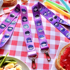 Omori Headspace Lanyard—Sunny, Aubrey, Kel, Hero, Mari, Basil