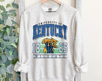 Retro Kentucky Sweatshirt, Gildan Sweatshirt, Women's Sweatshirt, Kentucky Wildcats