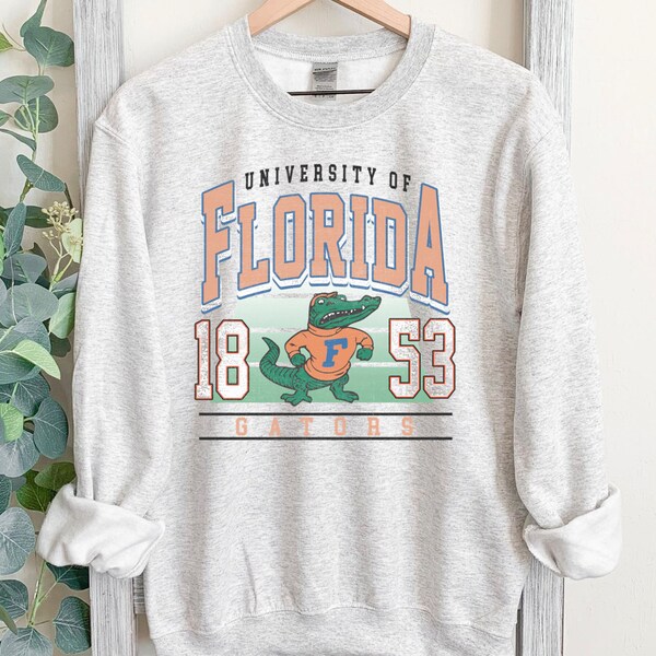 Retro Florida Gators Sweatshirt, Gildan Sweatshirt, Women's Sweatshirt, Florida Gators